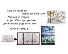 Load image into Gallery viewer, Modern Abstract Jewish Painting Geometric Square Mauve White Western Wall
