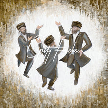 Load image into Gallery viewer, Hasidic Dance Brass Gold and Black
