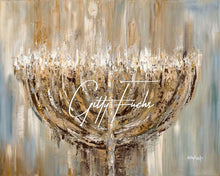 Load image into Gallery viewer, Menorah Reflections Painting
