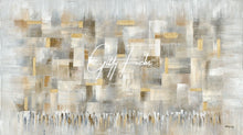 Load image into Gallery viewer, Precious Stones Abstract Gold White Neutrals
