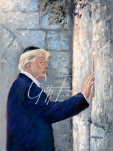 Load image into Gallery viewer, Trump At The Kotel
